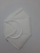 Cubrebocas KN95 blanco.  Caja con 40 piezas.