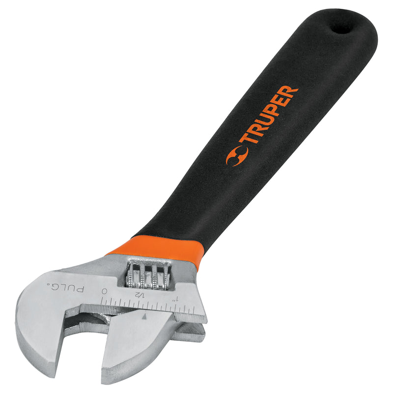 Llave ajustable (perico), cromado 15', Comfort Grip