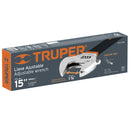 Llave ajustable (perico), cromado 15', Comfort Grip