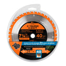 Disco sierra p/madera 7-1/4', 40d, centro 5/8',Expert