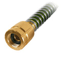 Manguera 3/4', flujo continuo 6 capas, conexiones metal, 30m