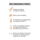 Bomba sumergible de hierro fundido para agua limpia 1 HP