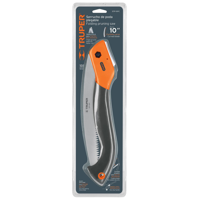 Serrucho plegable de 10', hoja curva