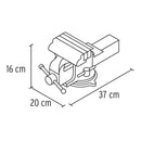 Tornillos de banco tipo Europeo, hierro nodular, 6'