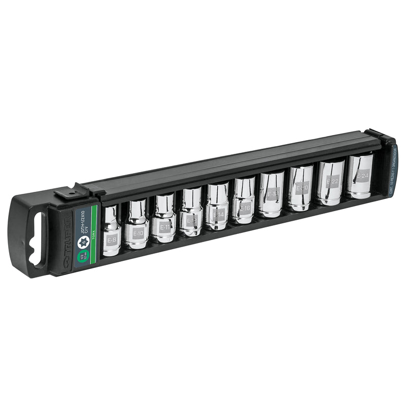 Juego dados, punta torx,1/2', 10 piezas