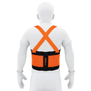 Faja lumbar de alta visibilidad c/ reflejantes, naranja, M
