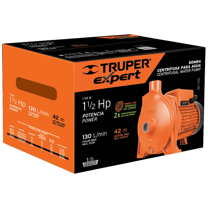 Bomba centrífuga para agua modelo europeo,1-1/2 HP, Expert