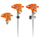 Aspersor metálico una vía, estaca de 11'