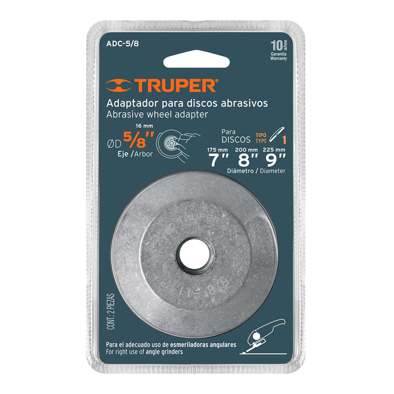 Adaptador para discos tipo 41, rosca, 5/8-11 NC, de 7-9' std