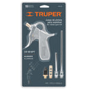 Pistola metálica con 5 boquillas