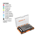 Juego de 61 puntas largo 1'