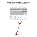 Desbrozadora eléctrica 450 W mango 'D', 13' de corte