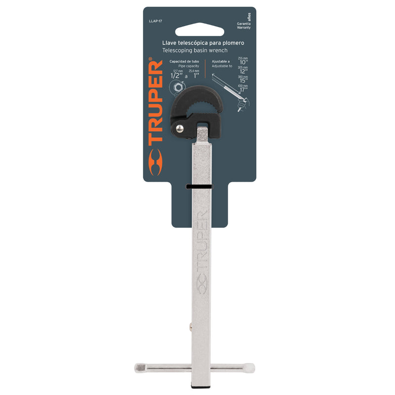 Llave para plomero, 17'