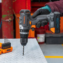 Juego de brocas para metal y concreto, 11 piezas