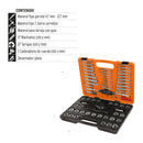 Juego de machuelos y tarrajas, 60 piezas