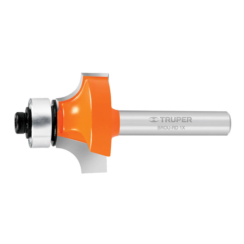 Broca para router, redondeado, 1' con balero