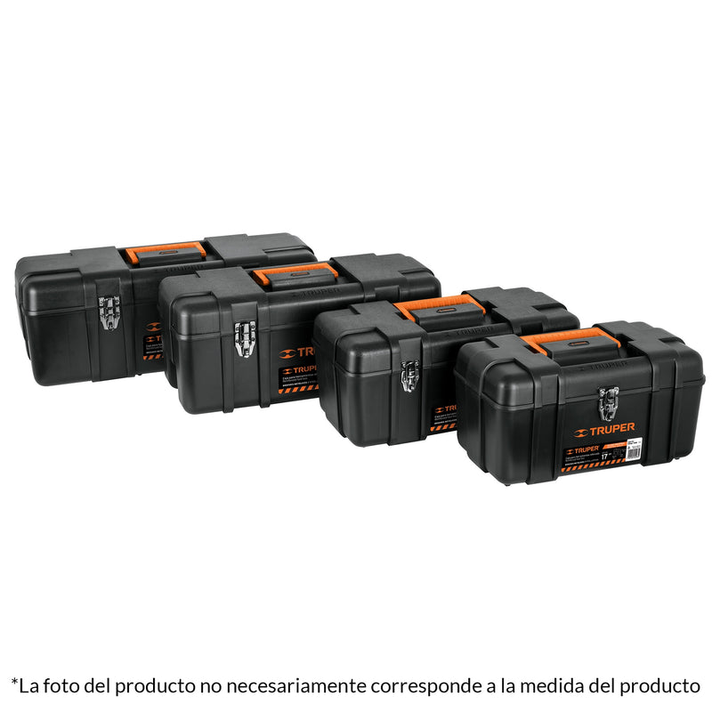 Caja para herramienta, plástica de 23', industrial