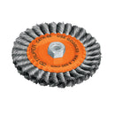 Carda trenzado, 6 X 3/4' para esmeriladora