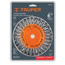 Carda trenzado, 6 X 3/4' para esmeriladora