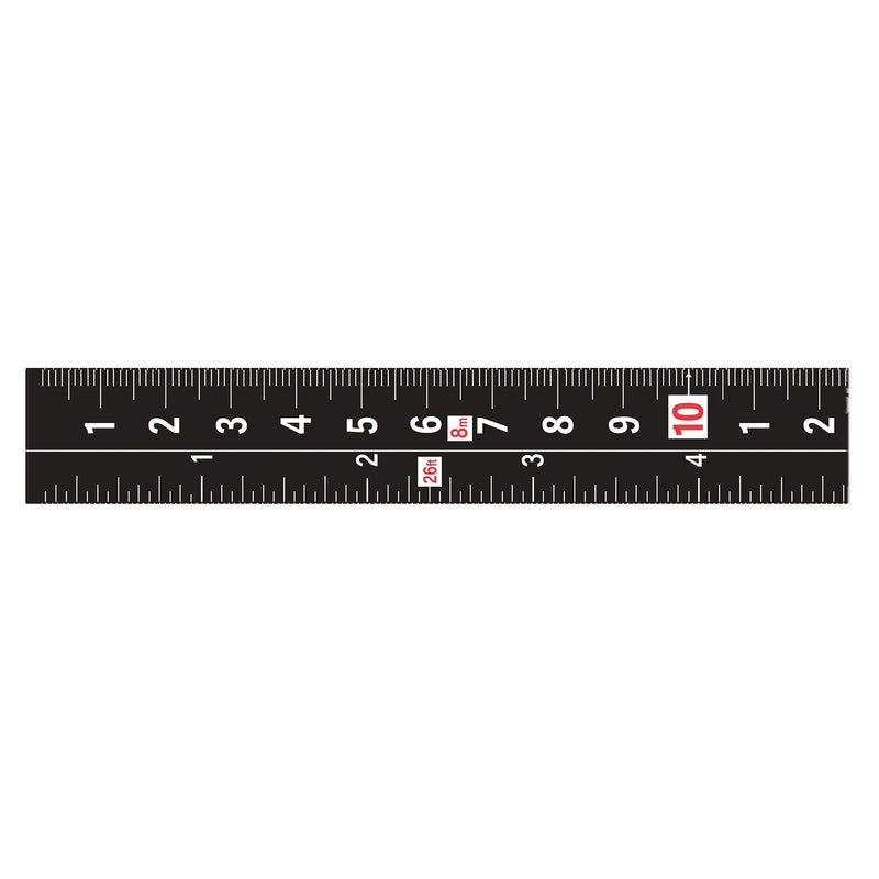 Flexómetro Cinta Negra, 8 m, cinta 27 mm
