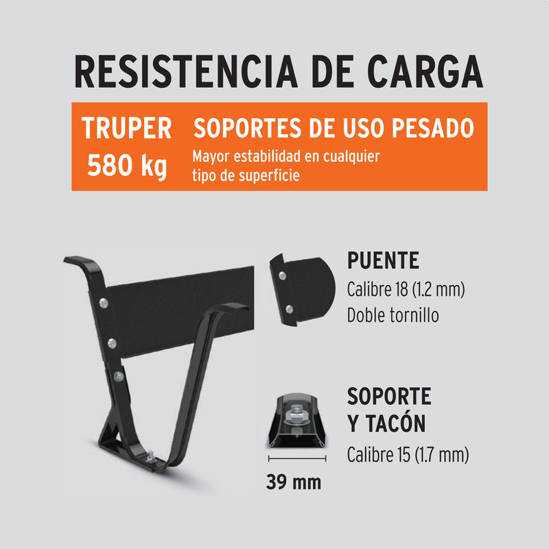 Carretilla 6 ft3, llanta neumática reforzada