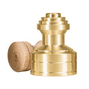 Plomada de latón tipo Guatemala, 16 oz