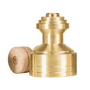 Plomada de latón tipo Guatemala, 32 oz