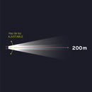 Linterna para cabeza, 4 pilas AA, 800 lúmenes, 1 LED, Expert