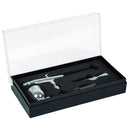 Pistola aerográfica de gravedad con vaso multiposición