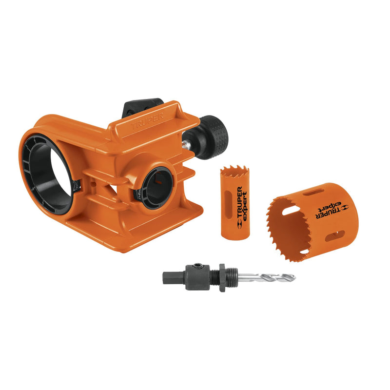 Juego bimetálico para instalar cerraduras, Truper Expert