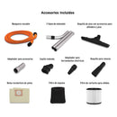 Aspiradora acero inoxidable, 8 galones