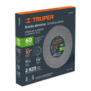 Piedra para esmeril 10 X 1-1/4', óxido de aluminio, grano 60