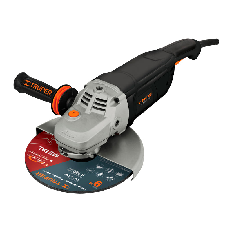 Esmeriladora angular 9', industrial, 2450 W