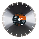 Disco de diamante, 14' para asfalto