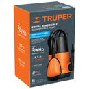 Bomba sumergible plástica para agua limpia 3/4 HP