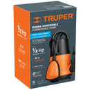 Bomba sumergible plastica para agua limpia 1/2 HP