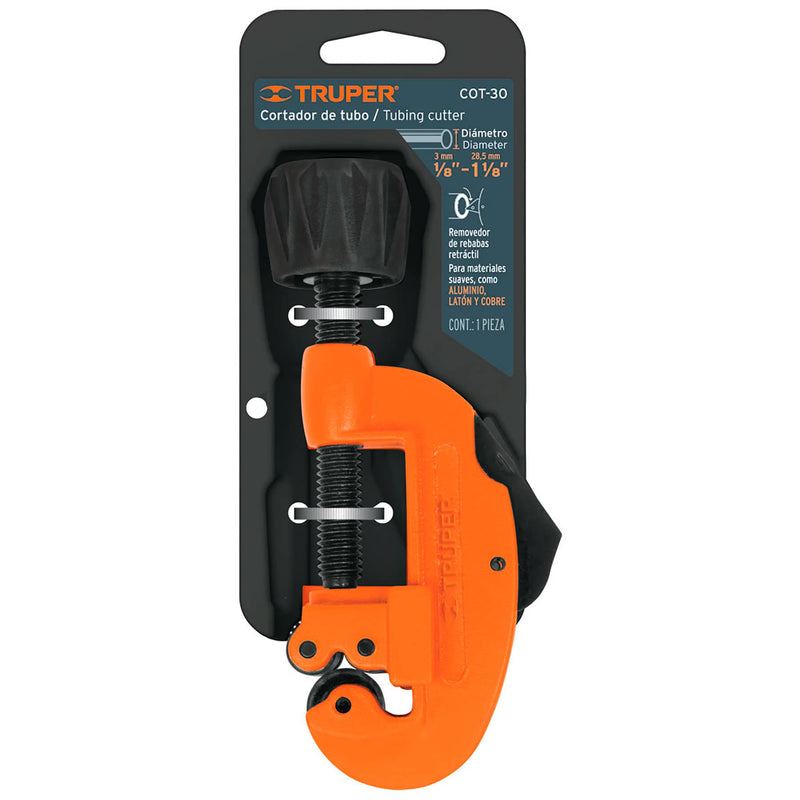 Cortador de tubo de cobre, hasta 1-1/8'(30 mm)
