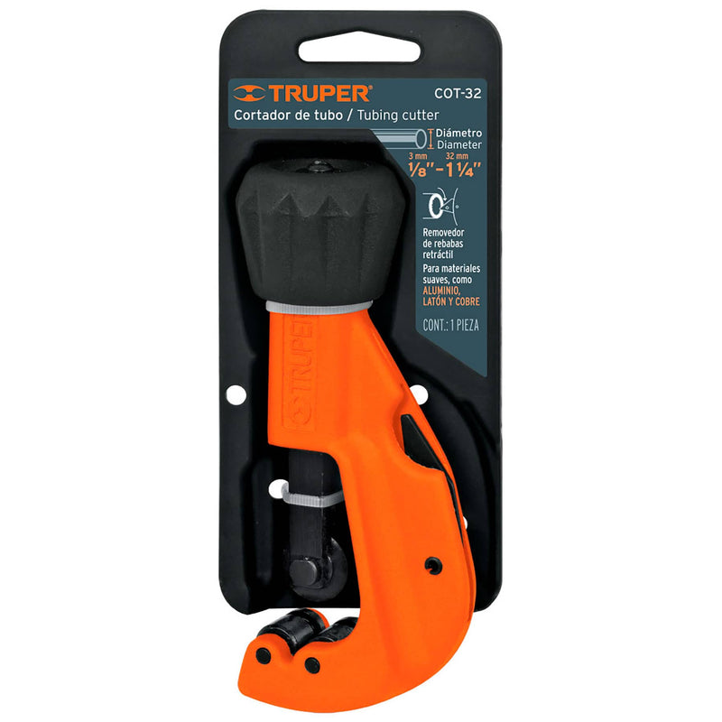 Cortador de tubo de cobre, hasta 1-1/4'(32 mm)
