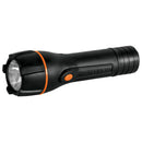 Linterna plástica, LED, luz directa, 2 pilas D, 180 Lm