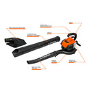 Sopladora / Aspiradora con motor a gasolina 26 cc