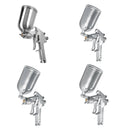 Pistola p/pintar gravedad LVMP,vaso aluminio, boquilla 1.7mm