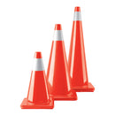 Cono de precaución, 90 cm con reflejante