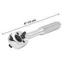 Matraca liberación rápida, cabeza de pera, cuadro 1/4'