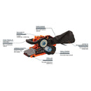 Lijadora de banda 3 x 21', profesional, 1010 W