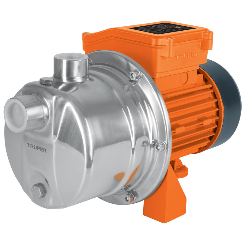 Bomba eléctrica tipo jet para agua, acero inoxidable,1/2 HP