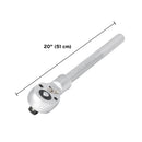 Matraca liberación rápida,cabeza pera sistema reversible,3/4