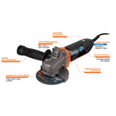 Esmeriladora angular 4-1/2', ERGO-PRO, 900 W