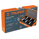 Juego de dados, punta hexagonal, cuadro 3/8', 6 piezas, mm