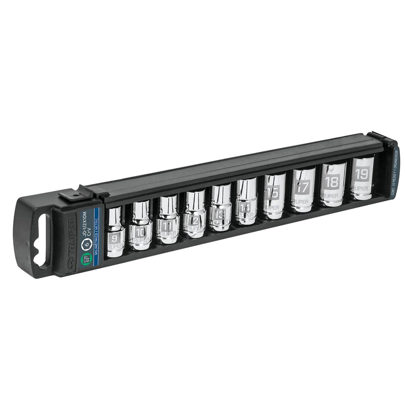 Juego dados, cuadro 1/2', 10 piezas