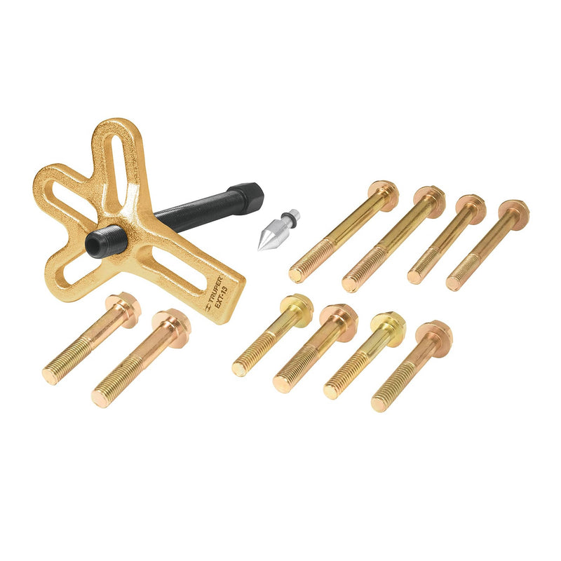 Juego de extractor tipo pata de gallo con 13 piezas